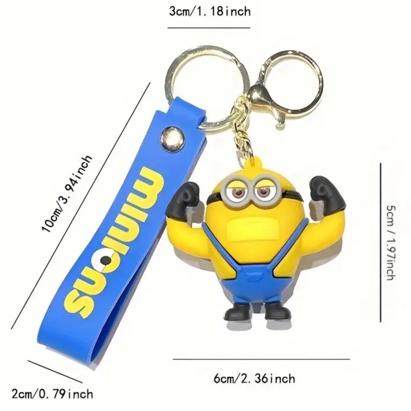 NIP! Minions Keychains / Purse Charms! You Pick ONE! There are 5 to choose from! - Picture 7 of 7